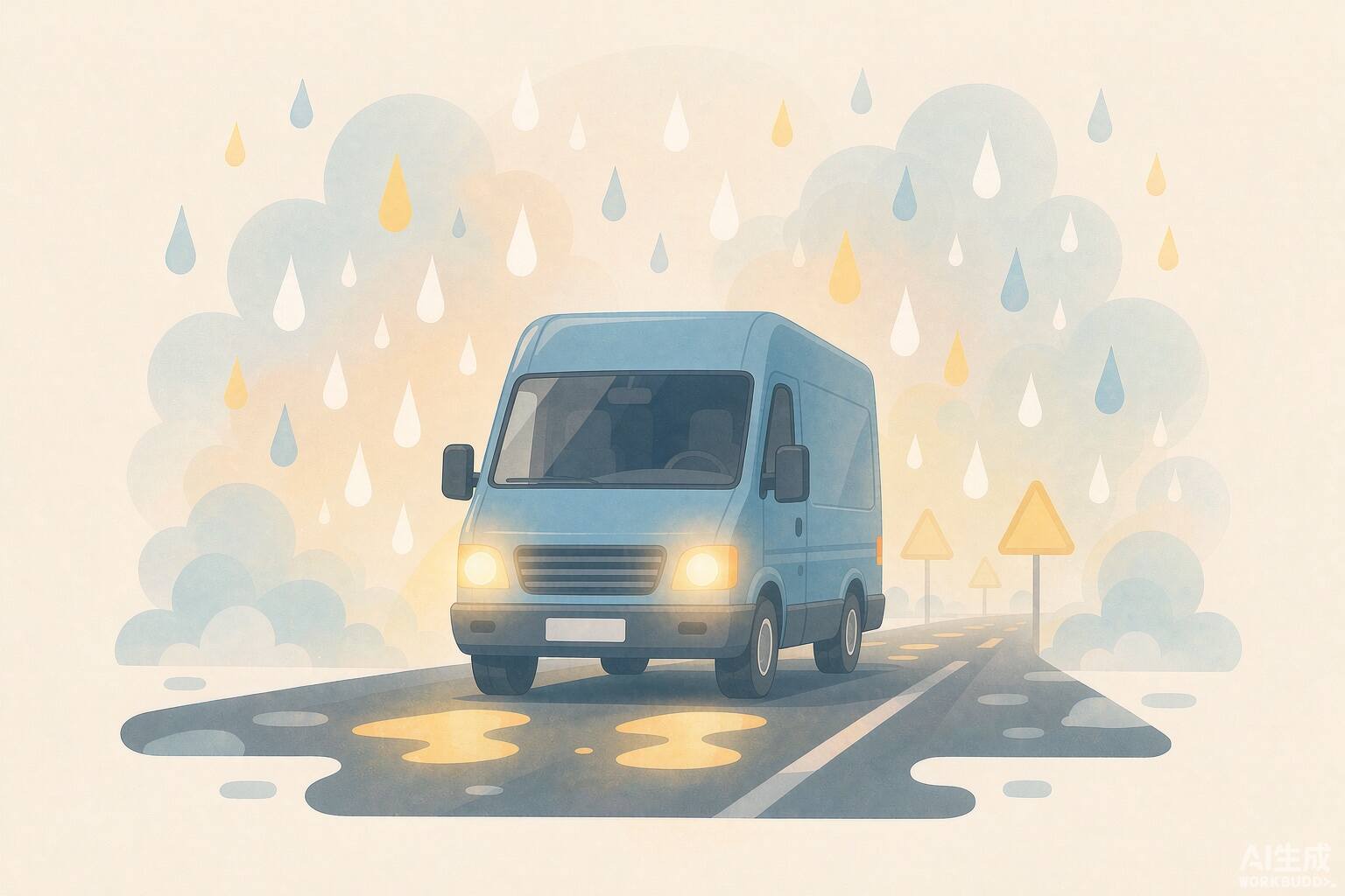 雨天、雾天、夜间：货运车辆恶劣天气行车要点